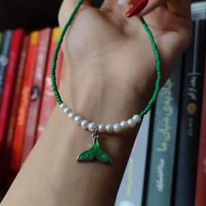 گردنبند دم وال سبز