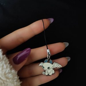 آویز موبایل بی دندون سفید