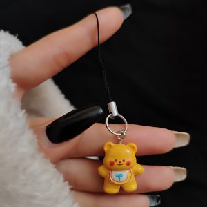 آویز موبایل خرس زرد