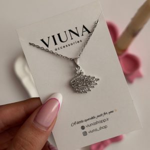 گردنبند قو سفید سوارسکی