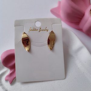 گوشواره طرح برگ طلایی