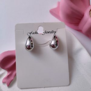 گوشواره اشکی کوچیک نقره ای
