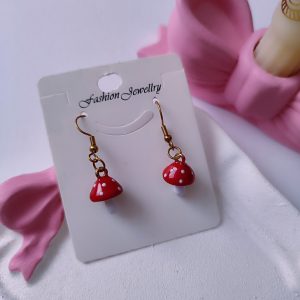 گوشواره تابستونی طرح قارچ