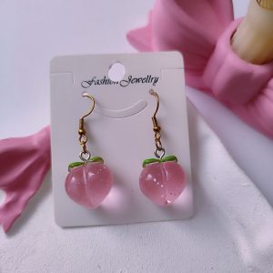 گوشواره 3بعدی طرح هلو