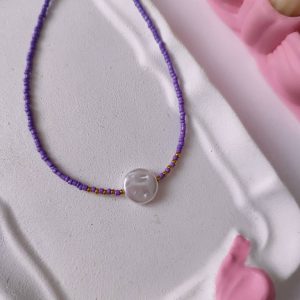 چوکر بنفش تک مروارید دفرمه