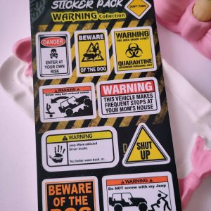 استیکر warning