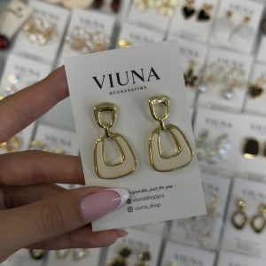 گوشواره میناکاری کرم
