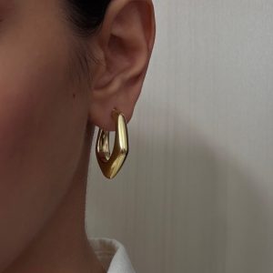 گوشواره حلقه ای طلایی