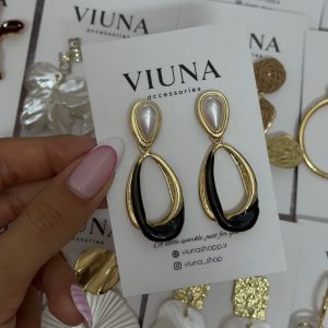 گوشواره اشکی مشکی