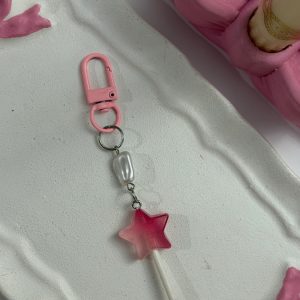 چارم آبنبات چوبی صورتی